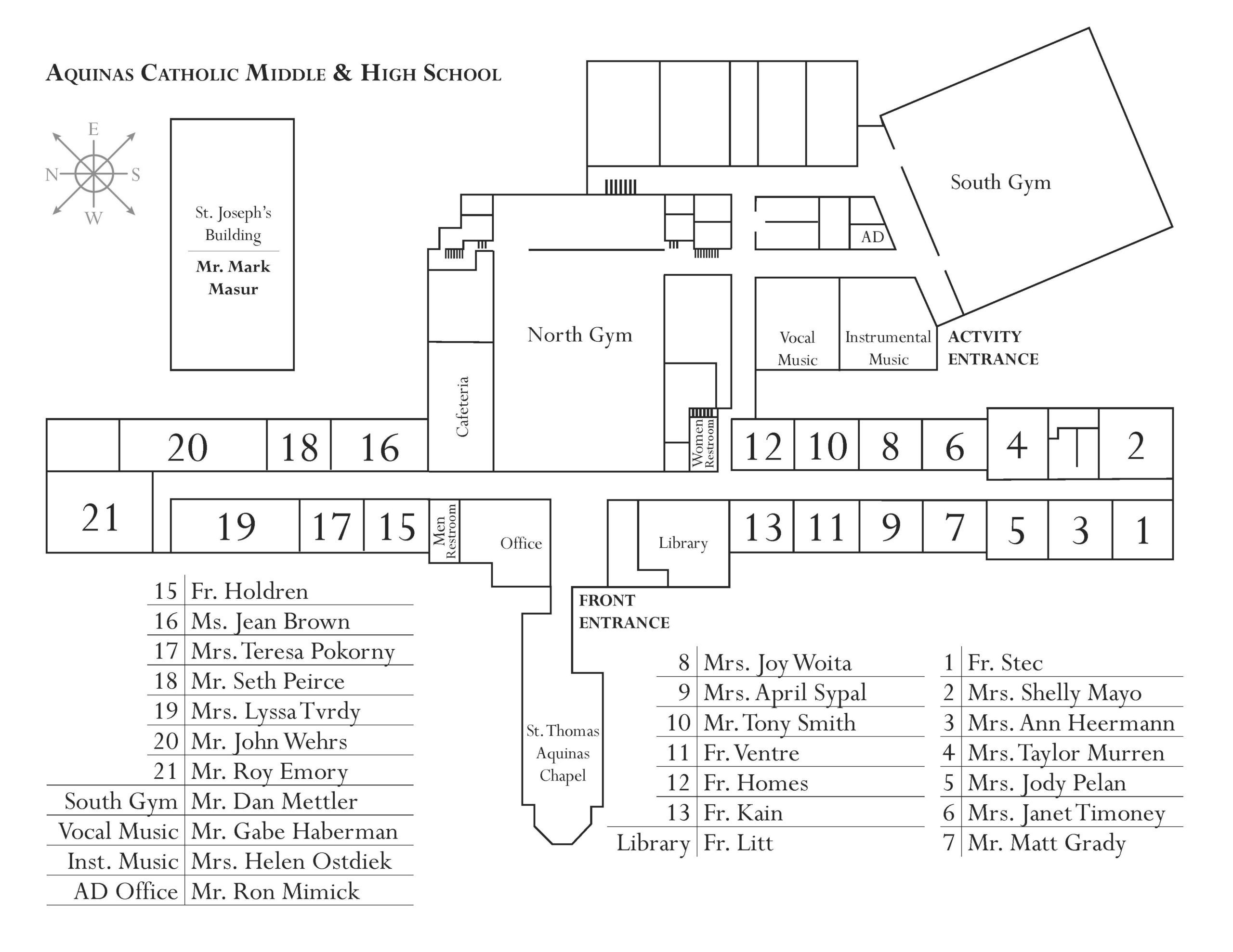 Aquinas Map Conferences | Aquinas Catholic Schools